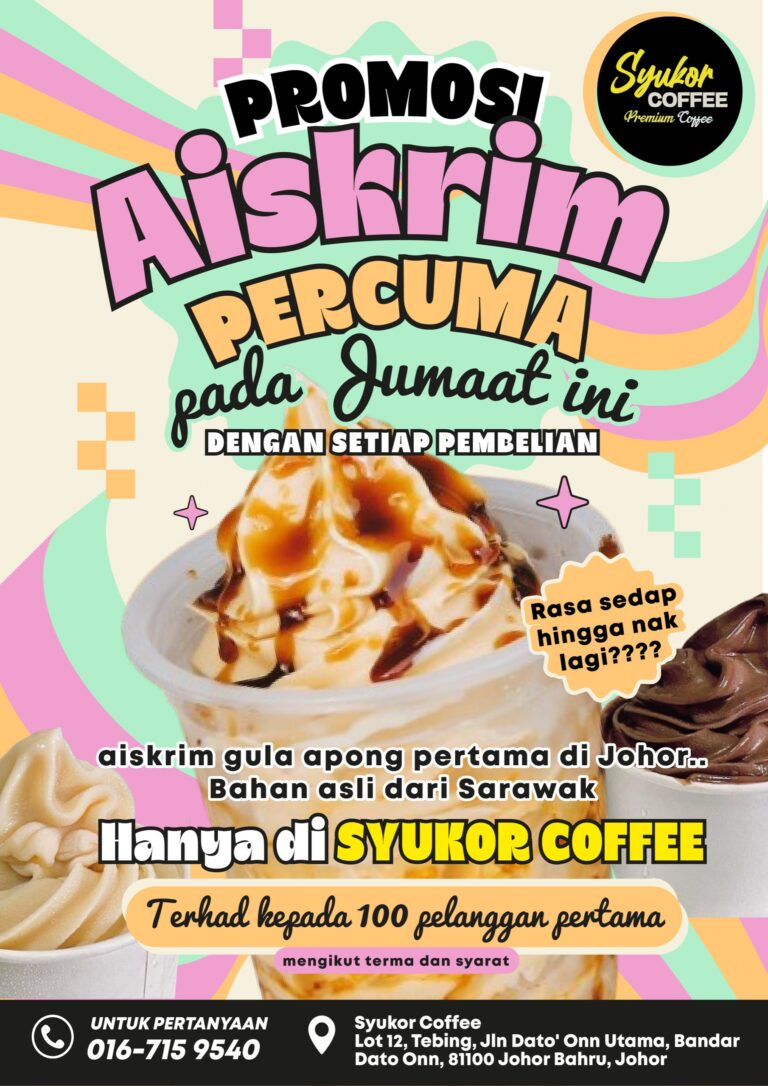 Syukor Coffee Aiskrim Percuma